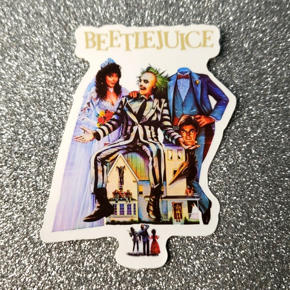 10/$10 BEETLEJUICE waterproof sticker